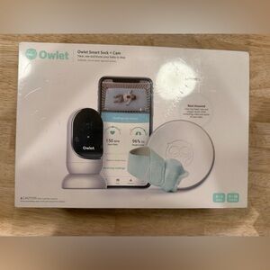 Owlet Smart Sock + Cam - White and Green